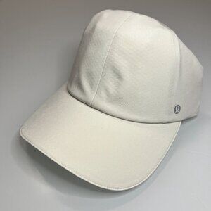Lululemon Cream Fast and Free Running Hat NWT